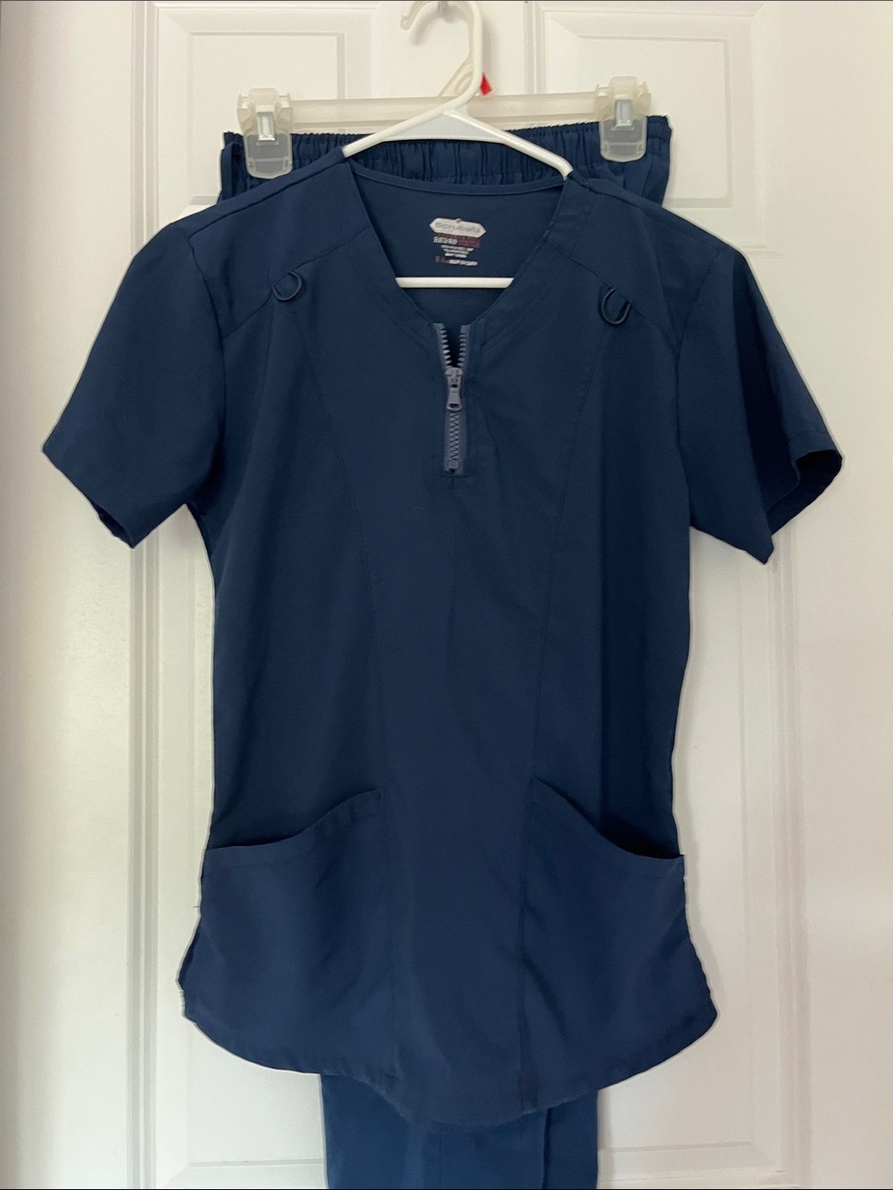 SCRUBAID 2Pc SET TAPERED FIT 4 WAY STRETCH MEDICAL 🏥 UNIFORM SZ.S6-8